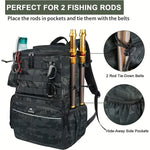 Matein Fishing Tackles Storage Backpack - Camo