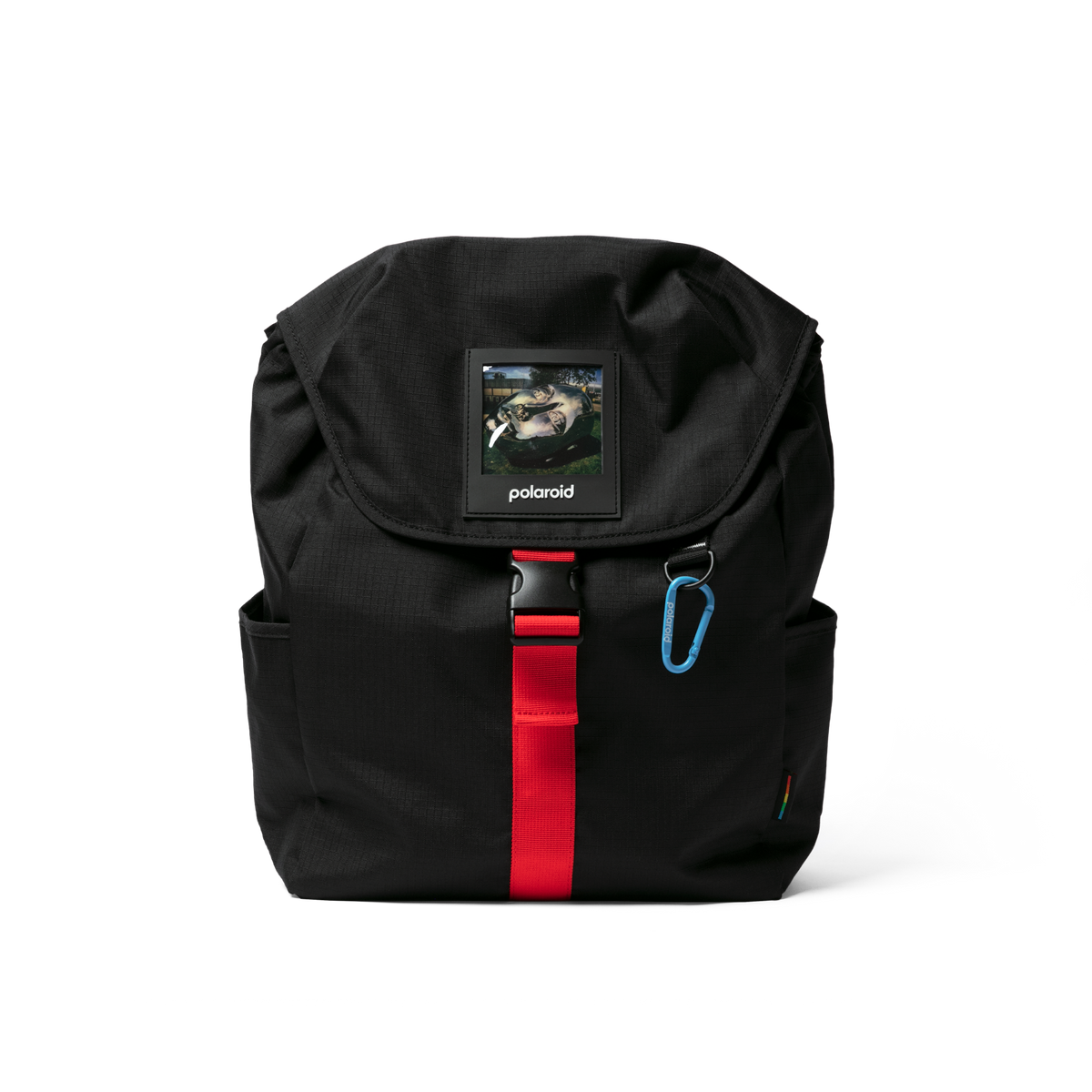 Polaroid Recycled Ripstop Backpack – Black/Multi