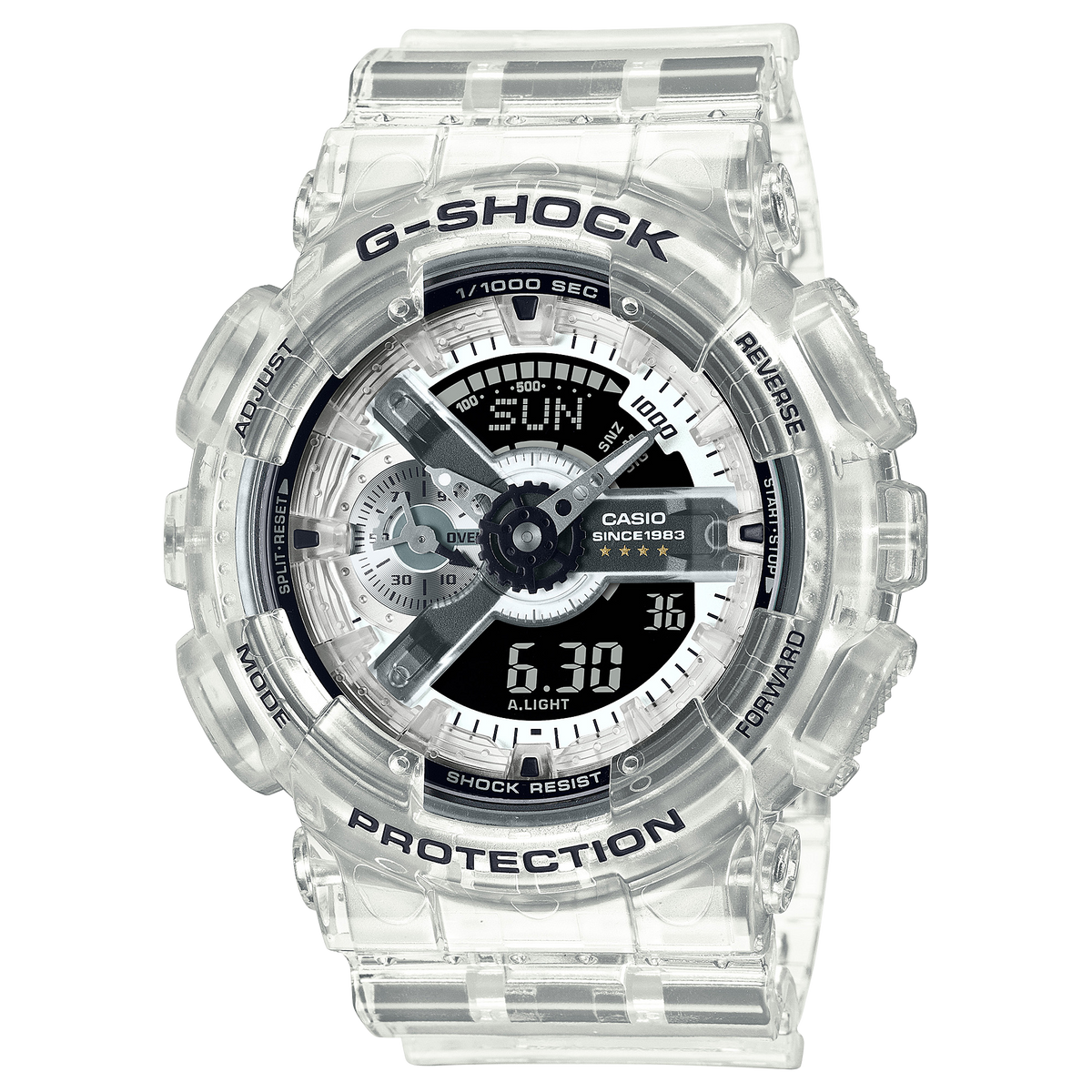 G-Shock Mans 200m Clear Remix 40th Anniversary Limited Edition - GA-114RX-7FC