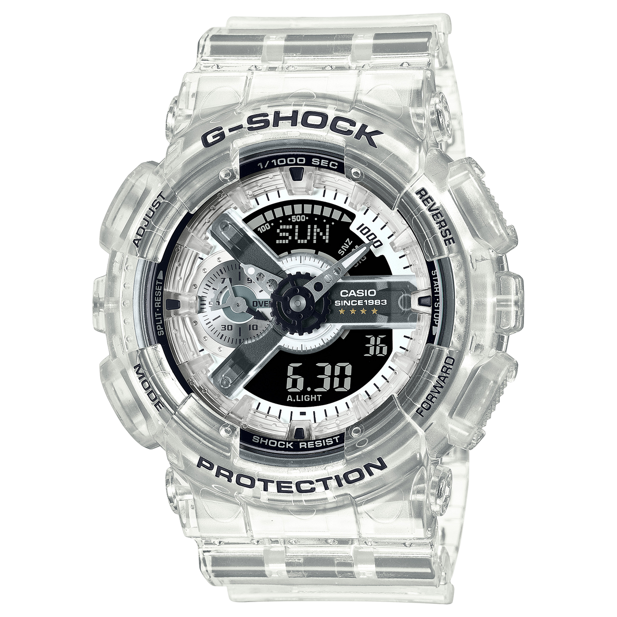 G-Shock Mens 200m Clear Remix 40th Anniversary Limited Edition - GA-114RX-7FC