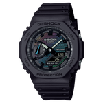 G-Shock Mens 200m Carbon Core Rainbow Brick Wall - GA-2100RW-1