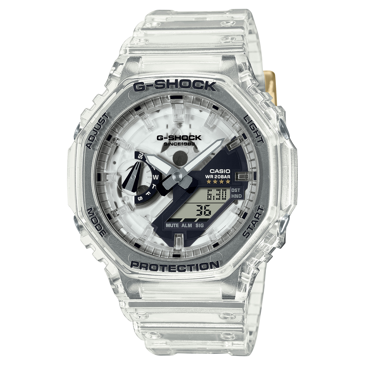 G-Shock Mans 200m Clear Remix 40th Anniversary Limited Edition - GA-2140RX-7CW