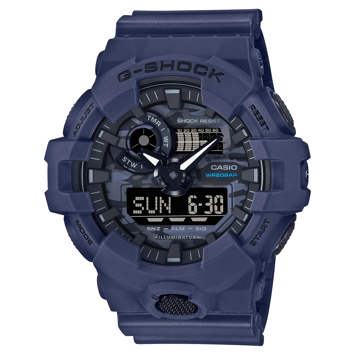 G-Shock Mens 200m Standard - GA-700CA-2CW