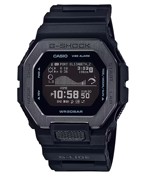 G-Shock Mens 200m G-Lide Bluetooth - GBX-100NS-1DR