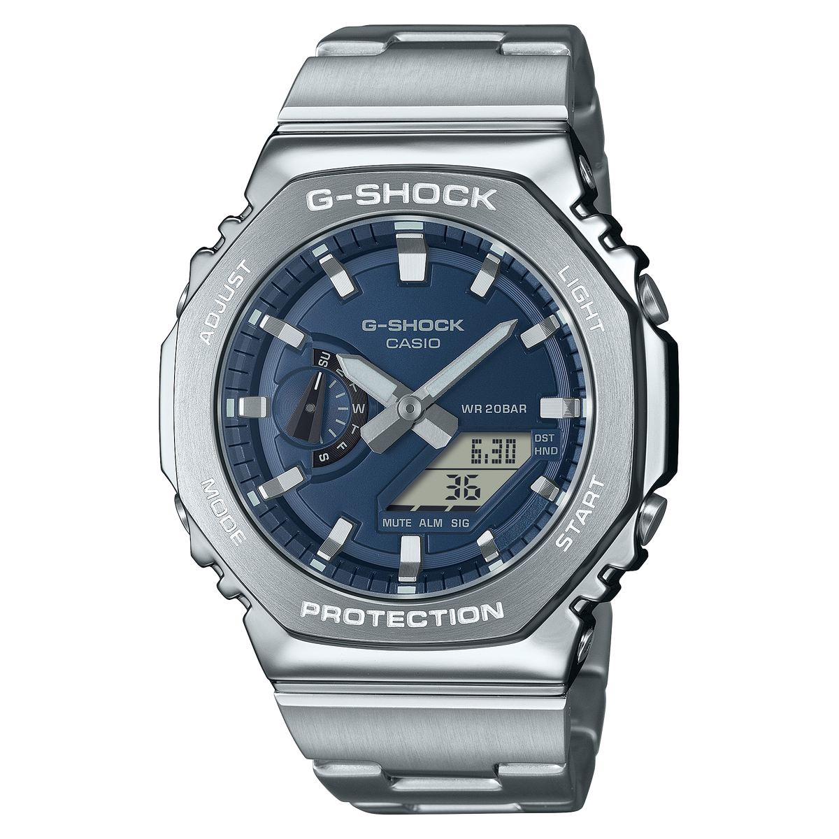 G-Shock Mens 200m G-Steel - GM-2110D-2BDR