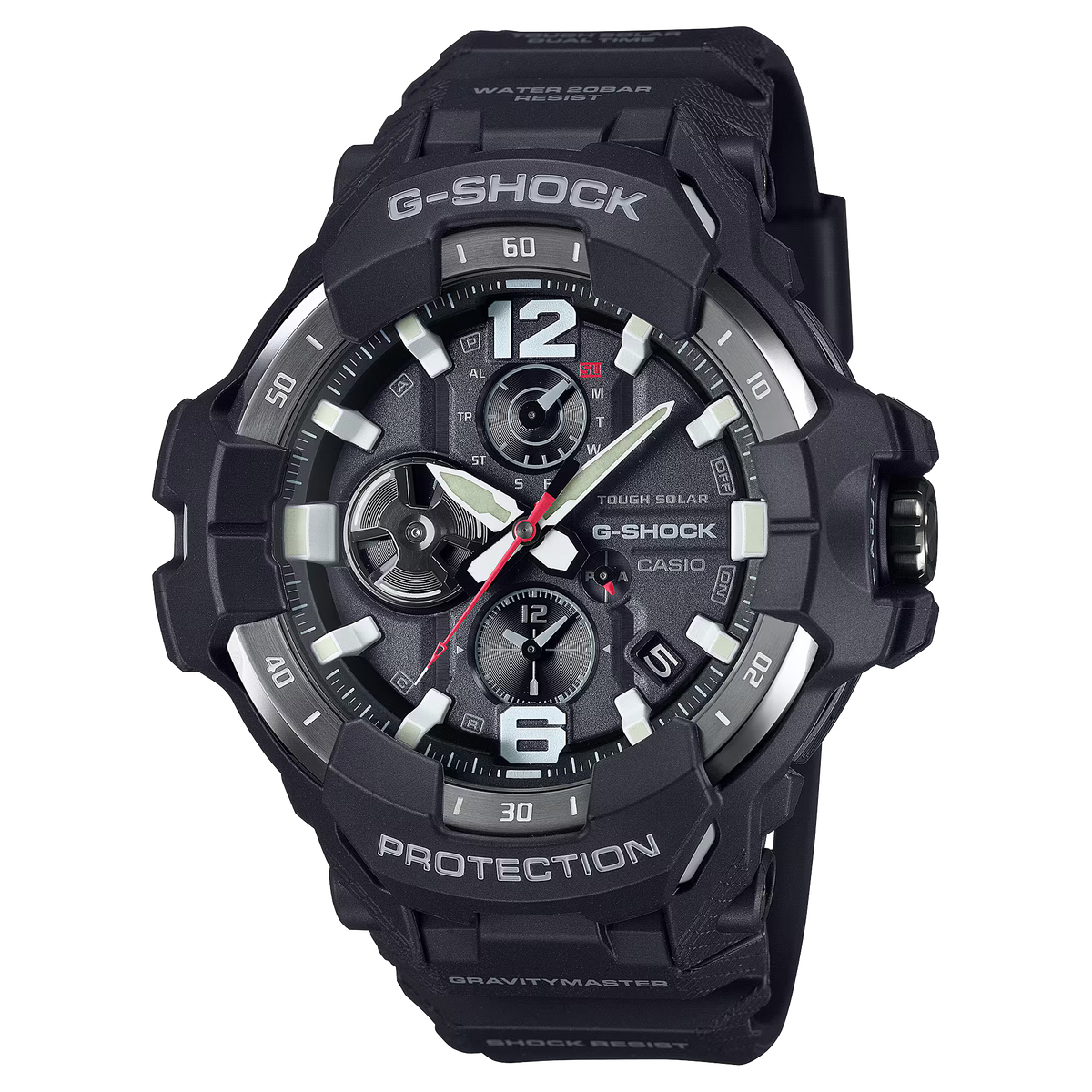 G-Shock Mens 200m Bluetooth Solar Gravitymaster - GR-B300-1ADR
