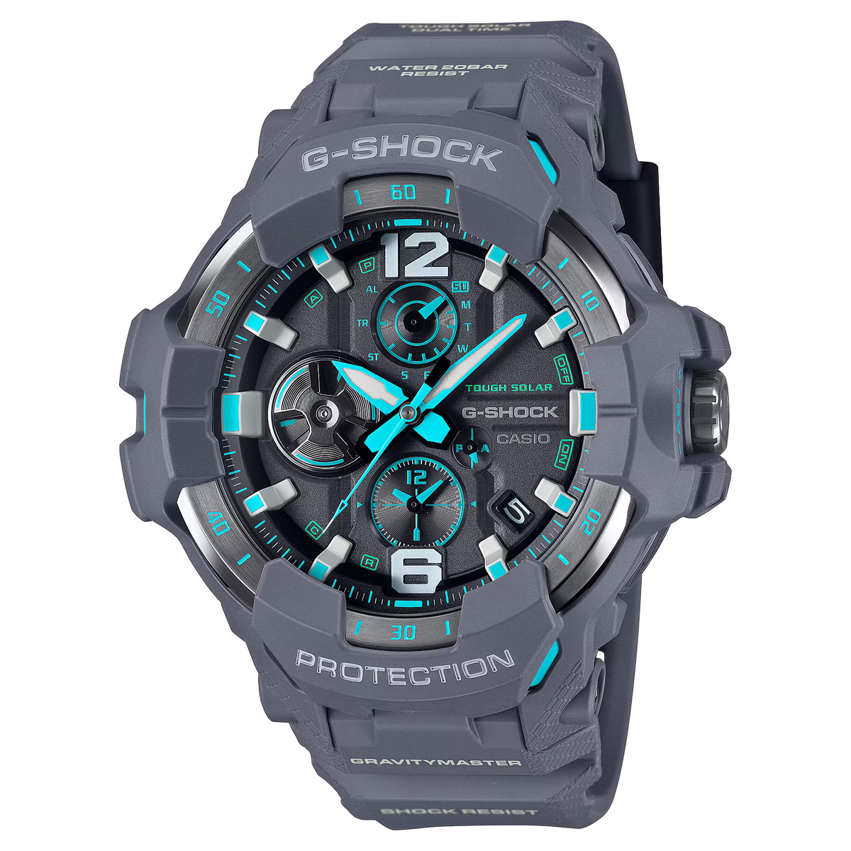 G-Shock Mens 200m Bluetooth Solar Gravitymaster - GR-B300-8A2DR