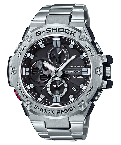 G-Shock Mens 200m G-Steel Bluetooth - GST-B100D-1AFC
