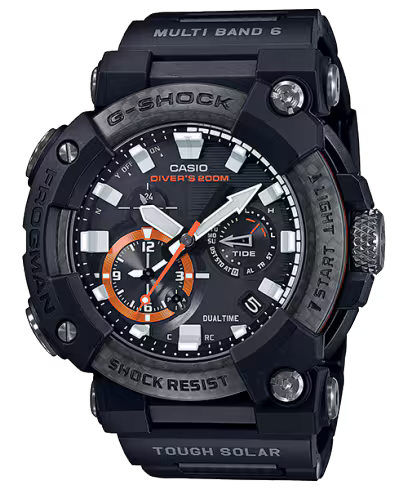 G-Shock Mens 200m Carbon Bluetooth Frogman - GWF-A1000XC-1