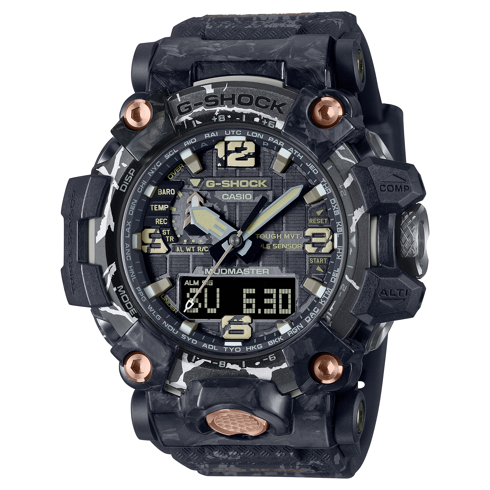 G shock carbon 2025 fiber triple g resist