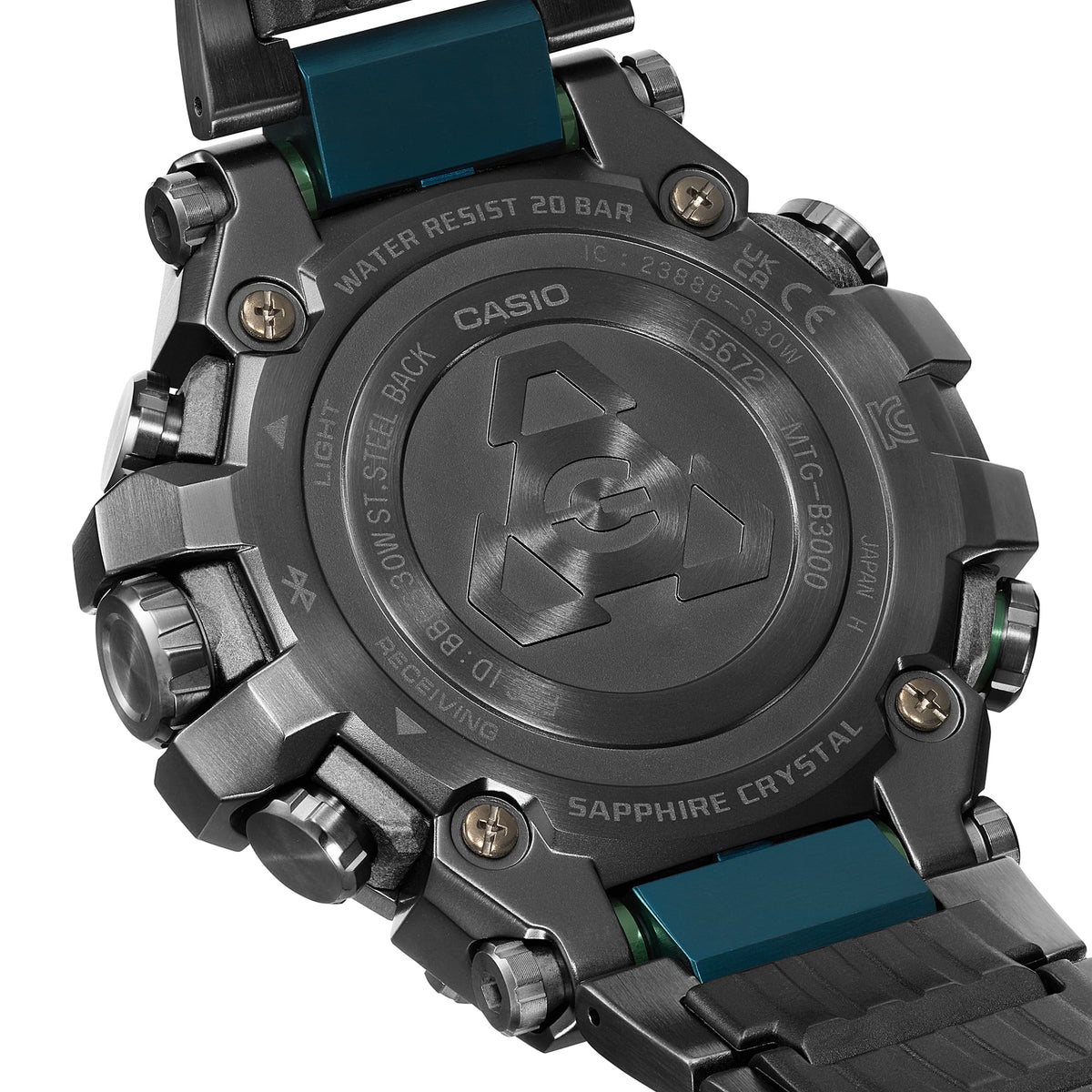 G-Shock Mens 200m Solar MT-G - MTG-B3000BD-1A2