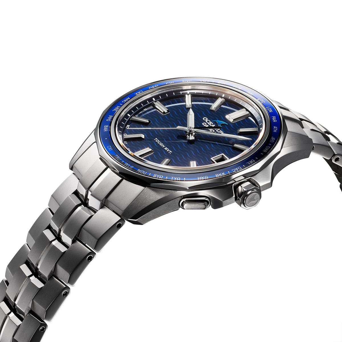 Oceanus Mens 100m Solar Bluetooth Titanium - OCW-S400-2