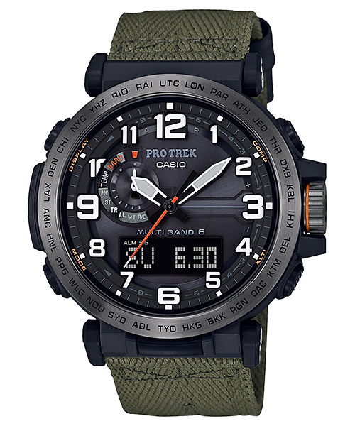 Protrek Mens 100m Solar Radio - PRW-6600YB-3M