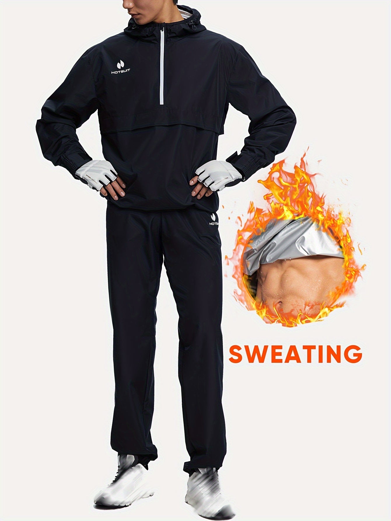 Sweat Suit HOTSUIT Sauna Suit For Men Boxing Non Rip Taiwan Ubuy