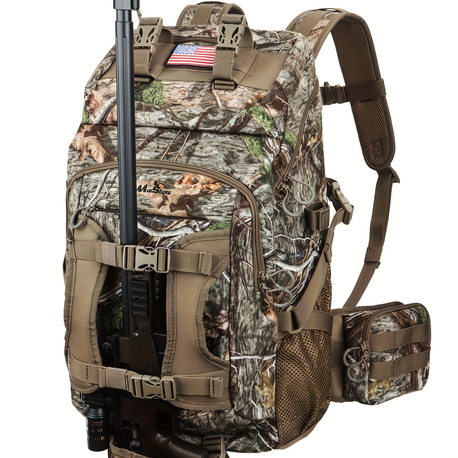 Waterproof Camo Hunting Backpack with Rain Cover