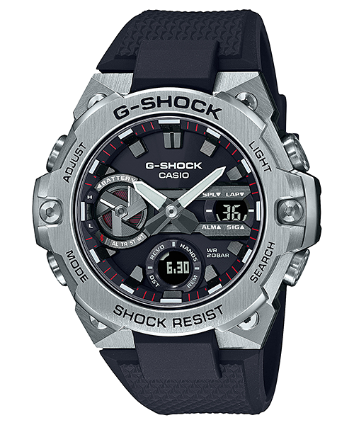 G-Shock Mens 200m G-Steel Carbon Core Bluetooth Solar - GST-B400-1ADR