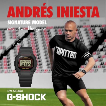G-Shock Mens 200m Andrés Iniesta Limited Edition - DW-5600AI-1
