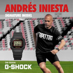 G-Shock Mens 200m Andrés Iniesta Limited Edition - DW-5600AI-1