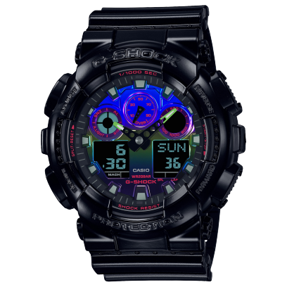 G-Shock Mens Rainbow 200m - GA-100RGB-1M