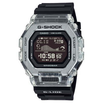 G-Shock Mens 200m G-Lide Bluetooth - GBX-100S-1