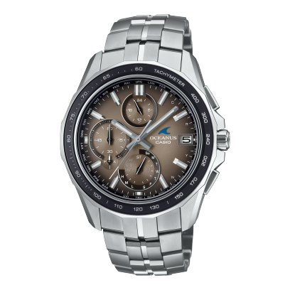 Oceanus Mens 100m Solar Bluetooth Titanium - OCW-S7000RA-5A