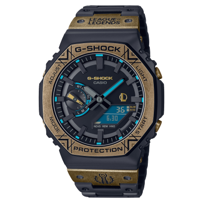 G-Shock Mens 200m Bluetooth League Of Legends G-Steel - GM-B2100LL-1