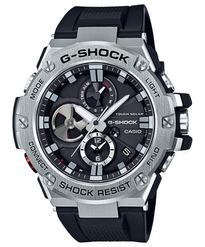 G-Shock Mens 200m G-Steel Bluetooth - GST-B100-1