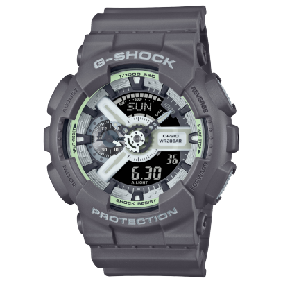 G-Shock Mens 200m Hidden Glow - GA-110HD-8
