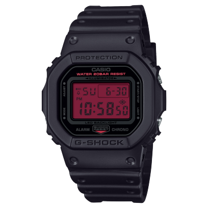 G-Shock Mens 200m Standard - DW-5600BBR-1
