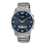 Lineage Men's 50m Titanium Solar Radio - LCW-M170TD-2A