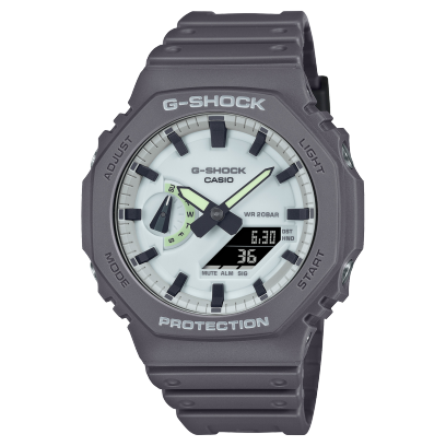 G-Shock Mens 200m Carbon Core Hidden Glow - GA-2100HD-8ADR