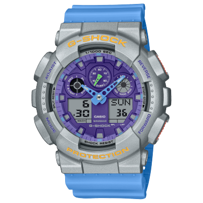 G-Shock Mens 200m Standard - GA-100EU-8A2