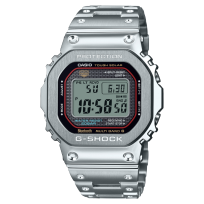 G-Shock Mens 200m Bluetooth G-Steel - GMW-B5000D-1C