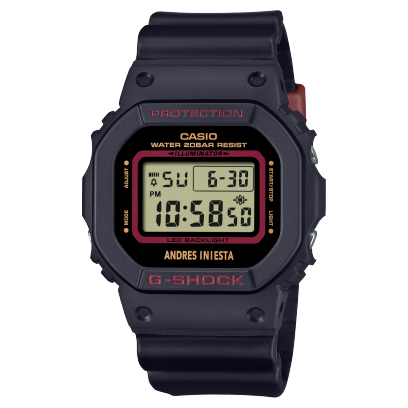 G-Shock Mens 200m Andrés Iniesta Limited Edition - DW-5600AI-1