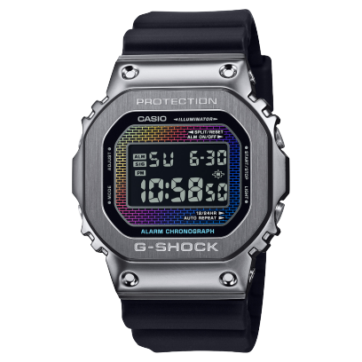 G-Shock Mens 200m G-Steel - GM-5600BRW-1