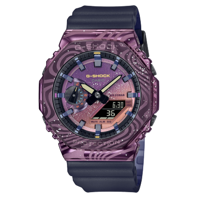 G-Shock Mens 200m G-Steel Milky Way Limited Edition - GM-2100MWG-1