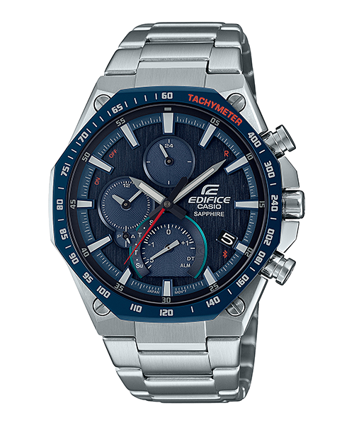 Edifice Mens 100m Sapphire Solar Bluetooth EQB 1100XDB 2ADR