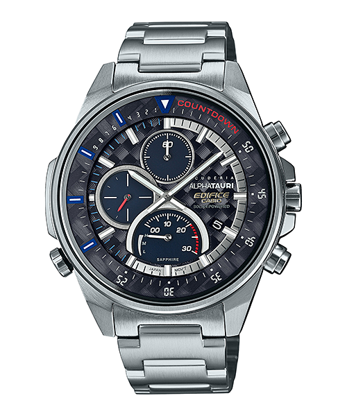 Edifice Mens 100m AlphaTauri Limited Edition Sapphire Solar - EFS-S590AT-1ADR