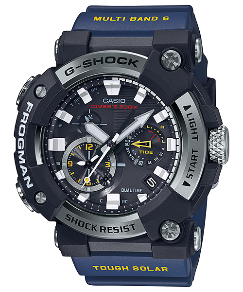 G-Shock Mens 200m Carbon Bluetooth Frogman GWF-A1000-1A2DR– The