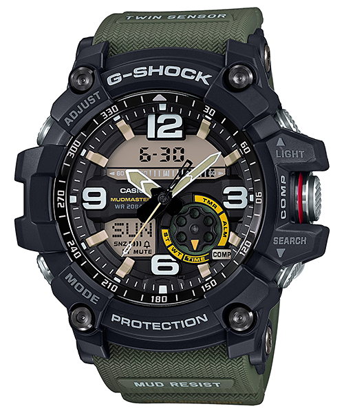 G-Shock Mens 200m Twin Sensor Mudmaster - GG-1000-1A3DR