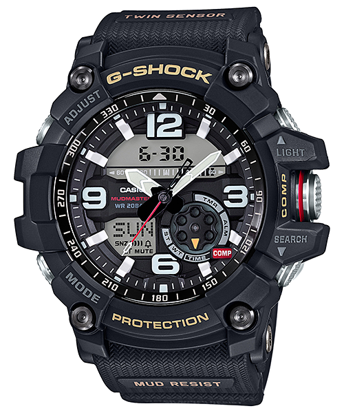 G-Shock Mens 200m Twin Sensor Mudmaster - GG-1000-1ADR
