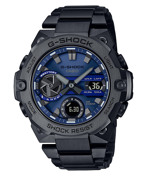 G-Shock Mens 200m G-Steel Carbon Core Bluetooth Solar - GST-B400BD-1A2DR