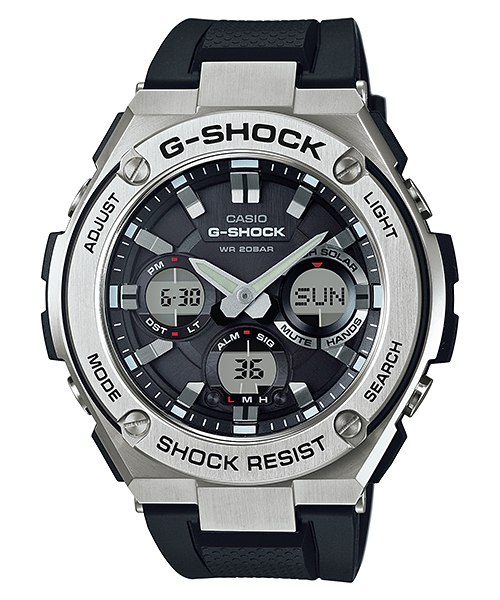 G-Shock Mens 200m G-Steel - GST-S110-1ADR