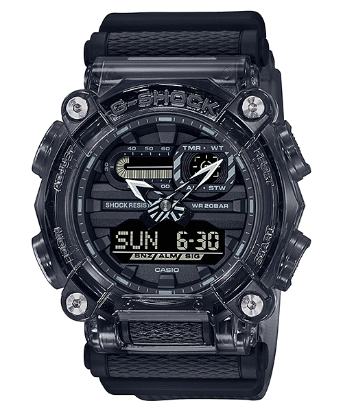 G-Shock Mens 200m Skeleton Standard - GA-900SKE-8ADR