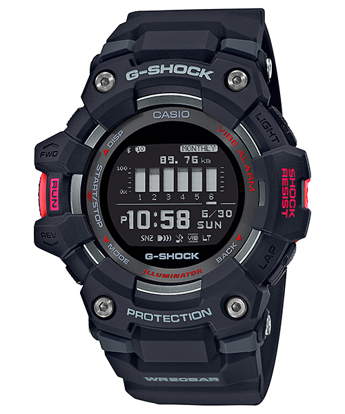 G-Shock Mens 200m Bluetooth Fitness - GBD-100-1DR