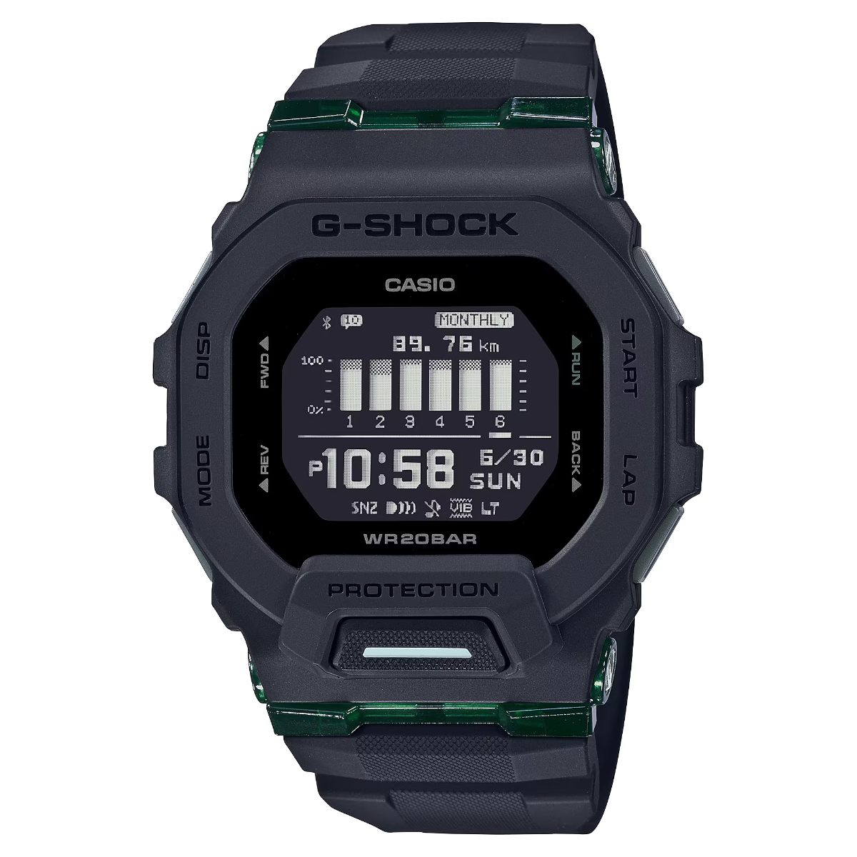 G-Shock Mens 200m Bluetooth Fitness - GBD-200UU-1E