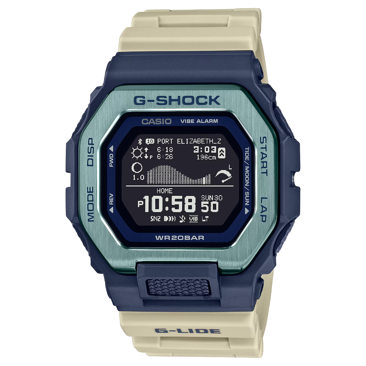 G-Shock Mens 200m G-Lide - GBX-100TT-8ER