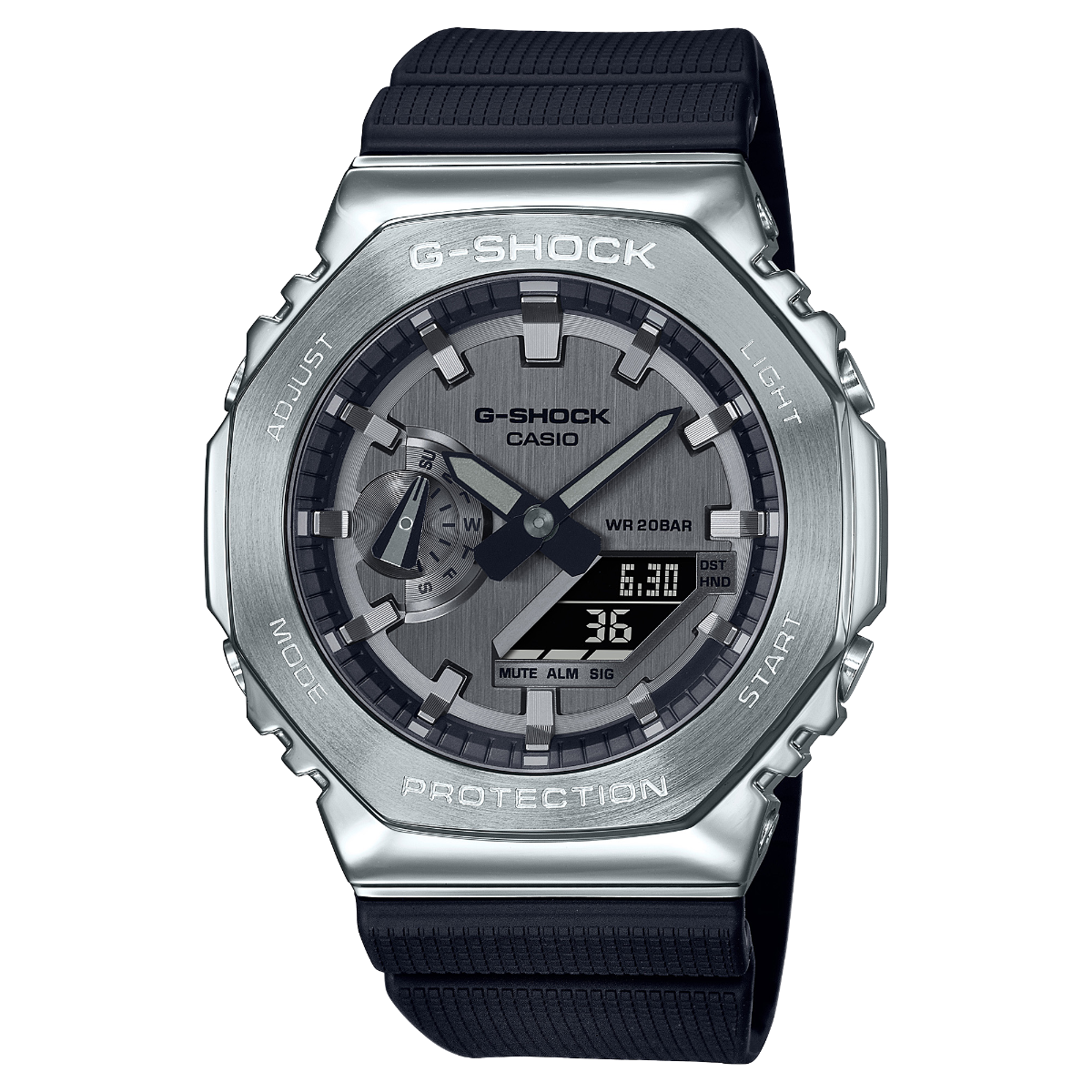 G-Shock Mens 200m G-Steel - GM-2100-1ADR