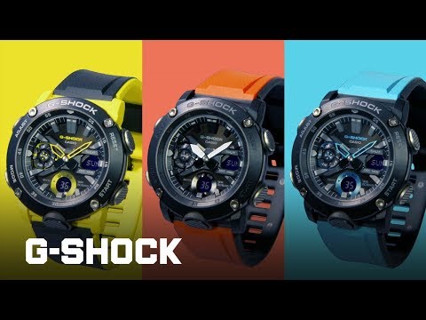 G-Shock Mens 200m Carbon Core - GA-2000-1A9DR
