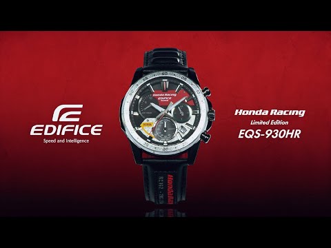 Edifice Mens 100m Honda Racing Solar - EQS-930HR-1ADR